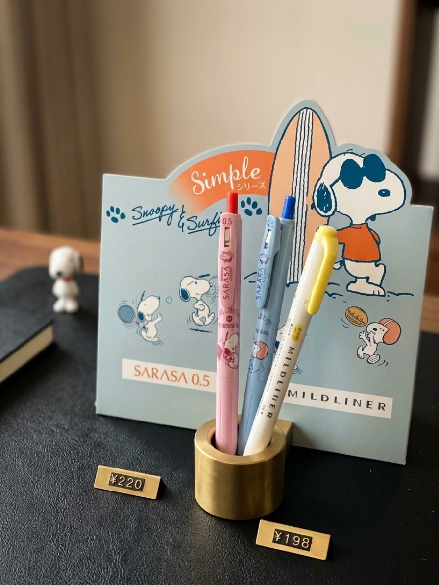 Snoopy Pens Display